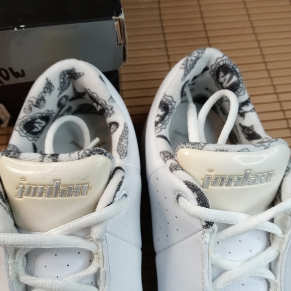 NIKE AIR JORDAN Team Elite II TE 2 White leather Basketball Shoes 310087-173 SIZ - Picture 10 of 12